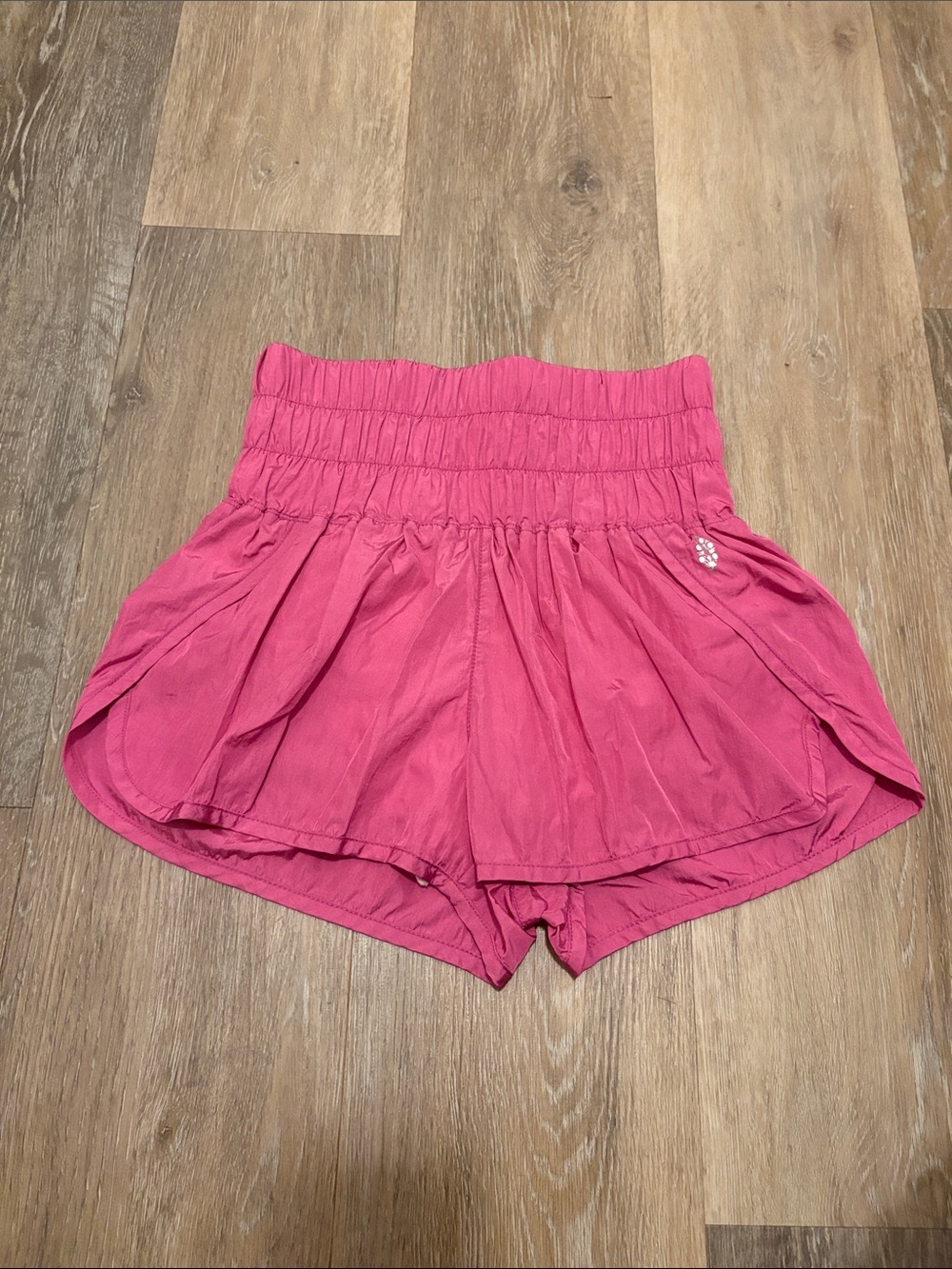 FP Movement by Free People Women's High-Waist Pink Shorts